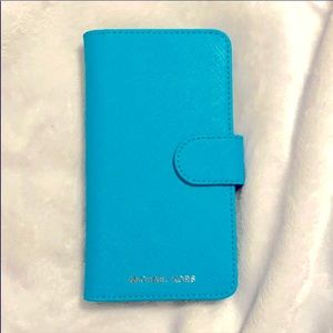 Michael Kors iPhone X Leather Folio Case